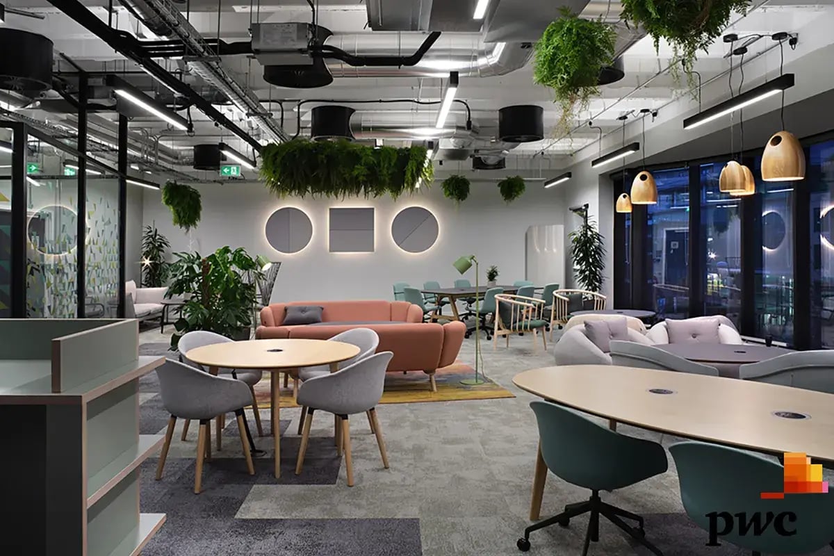 PwC Biophilic Office Design
