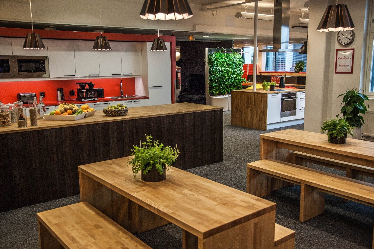 Vincity lunchroom - let your company culture show