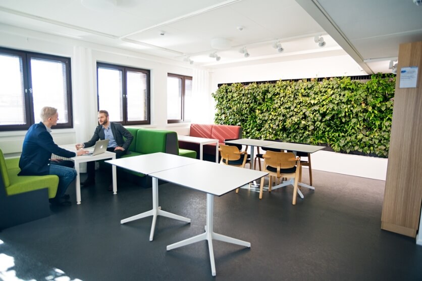 Buildings should be built to have good indoor air quality, lighting and biophilic elements.