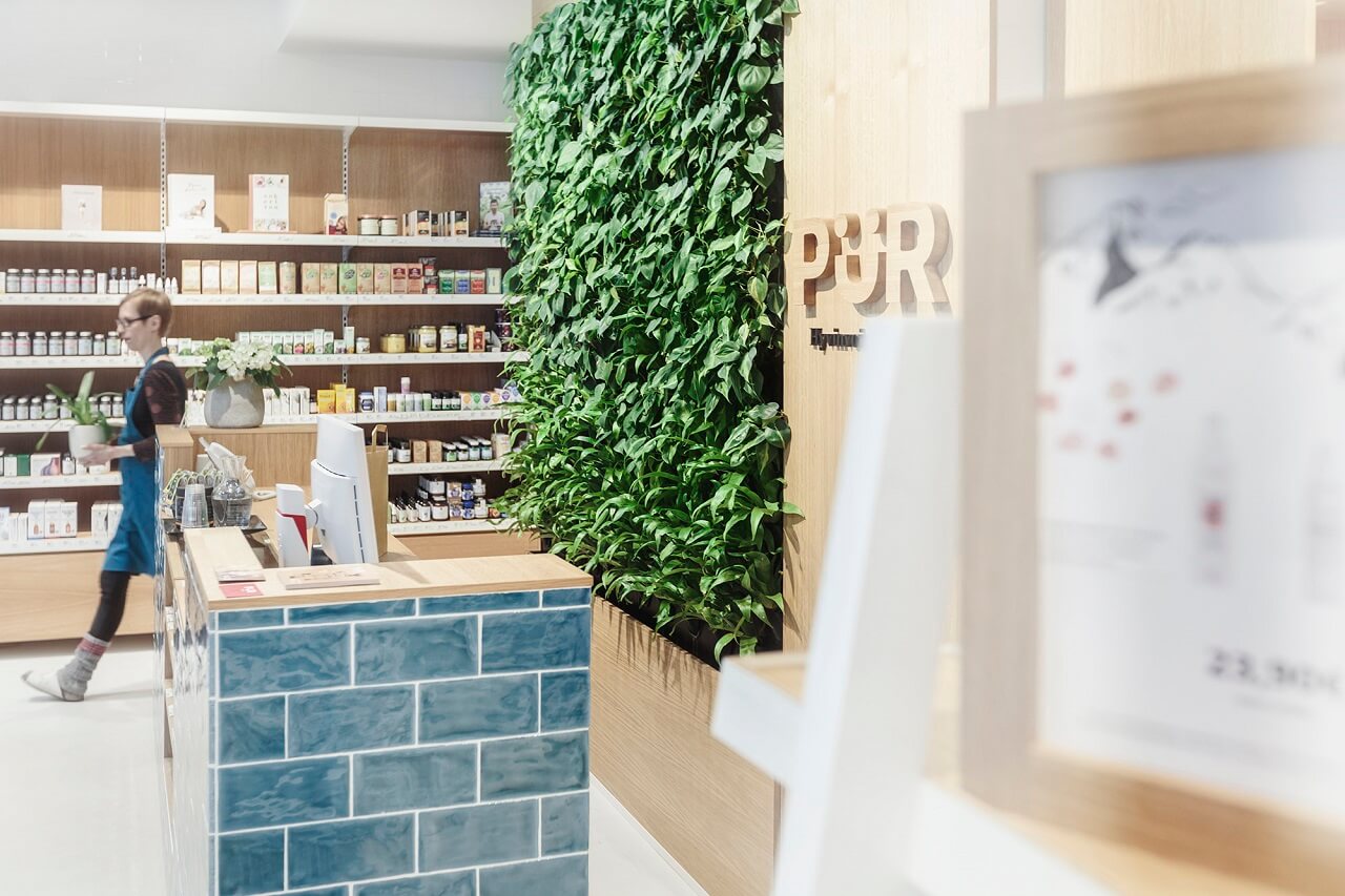 PUR wellness store.