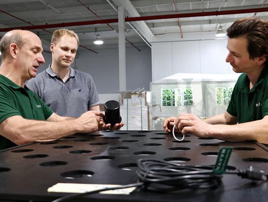 Frame production at Naava's New Jersey factory. 