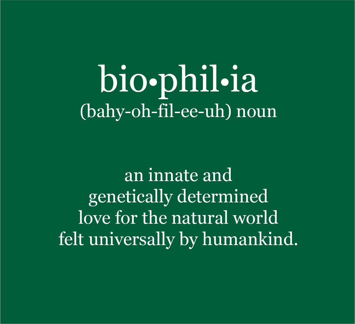 biophilia-definition