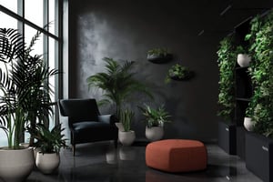 Naava tarjoaa viherseinät, kalusteet, viherkasvit ruukuissa, vihersuunnittelun, ja viherhuollon