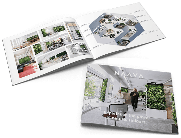 Naava green wall product catalog