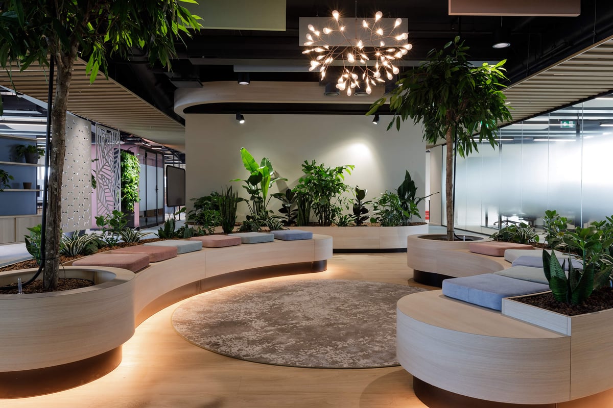 biophilic design in an office